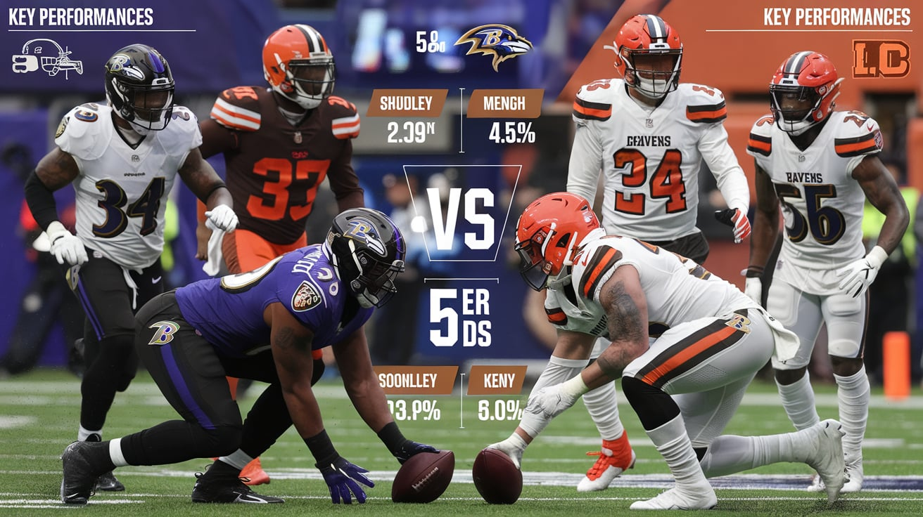 Baltimore Ravens vs Cleveland Browns Match Player Stats