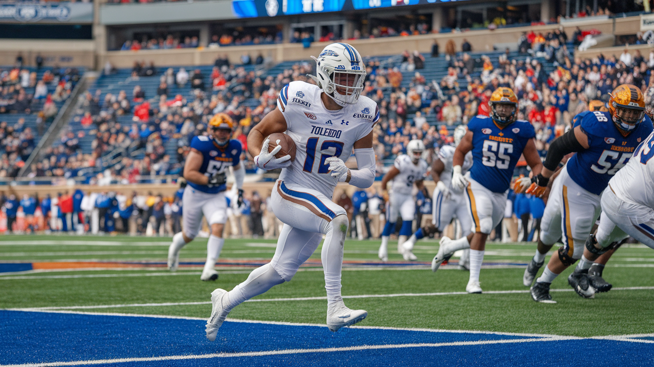 Toledo Football vs Akron Zips Football Match Player Stats