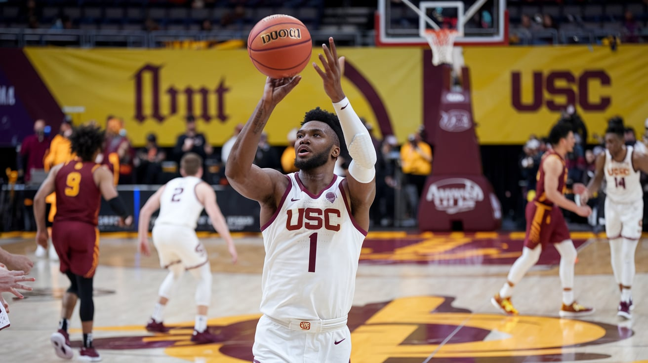 ASU Basketball vs USC Trojans Men's Basketball Match Player Stats